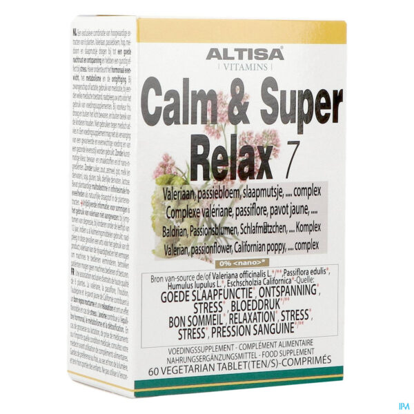 Packshot ALTISA CALM & SUPER RELAX 7 60 TABL