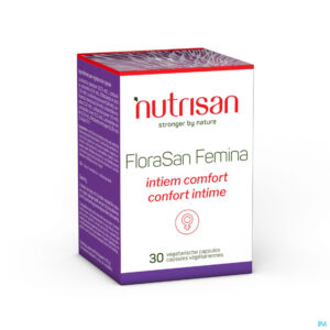 Packshot Florasan Femina V-caps 30 Nutrisan