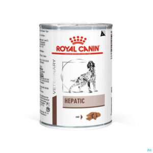 Packshot Royal Canin Dog Hepatic Wet 12x420g