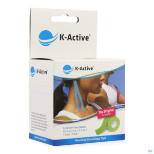 Packshot K-Active Tape Green 5,0cm x 5m