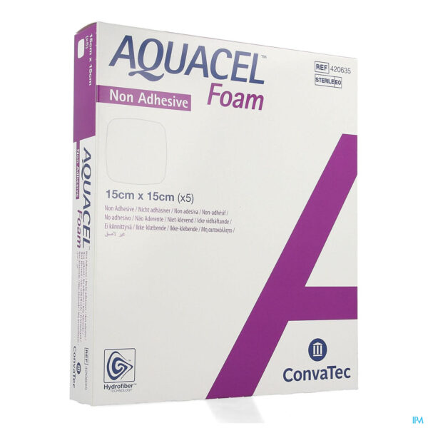 Packshot Aquacel Foam Non Adhesief 15x15cm 5