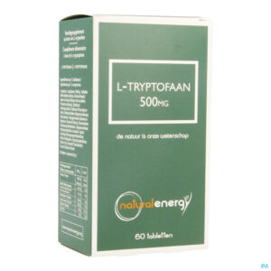 Packshot l-tryptophane 500mg Comp60 Natural Energy Labophar