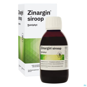 Packshot Zinargin Siroop 200ml Nutriphyt