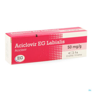Packshot Aciclovir EG Labialis Creme 2Gr