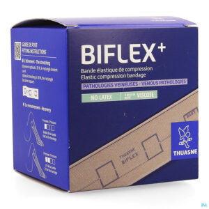 Packshot Thuasne Biflex 16+ Licht Ijkteken Beige 8cmx3m