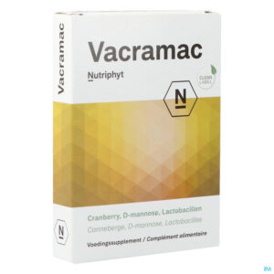 Packshot Vacramac 10 Caps 10 Nutriphyt