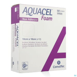 Packshot Aquacel Foam Non Adhesief 10x10cm 10