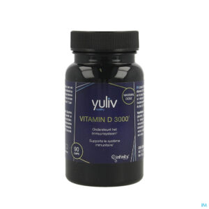 Packshot Yuliv Vitamine D 3000 Caps 90
