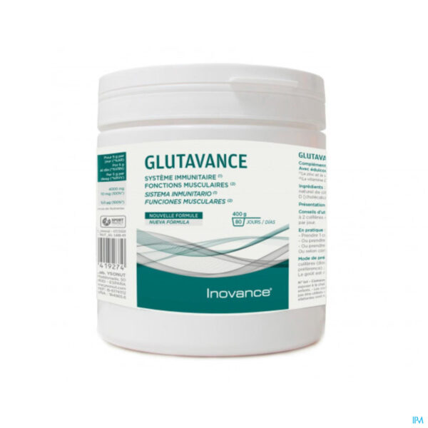 Productshot Inovance Glutavance Stevia 400g