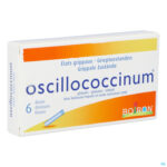 Packshot Oscillococcinum Globullen 6x1g Pip