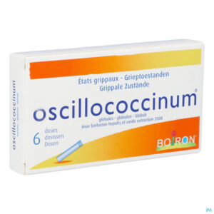 Packshot Oscillococcinum Globullen 6x1g Pip