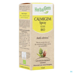 Packshot Herbalgem Calmigem Spray Bio 15ml
