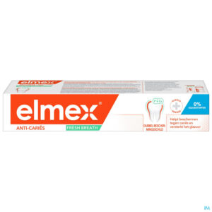 Packshot Elmex Tandpasta A/caries Mint Fresh 75ml