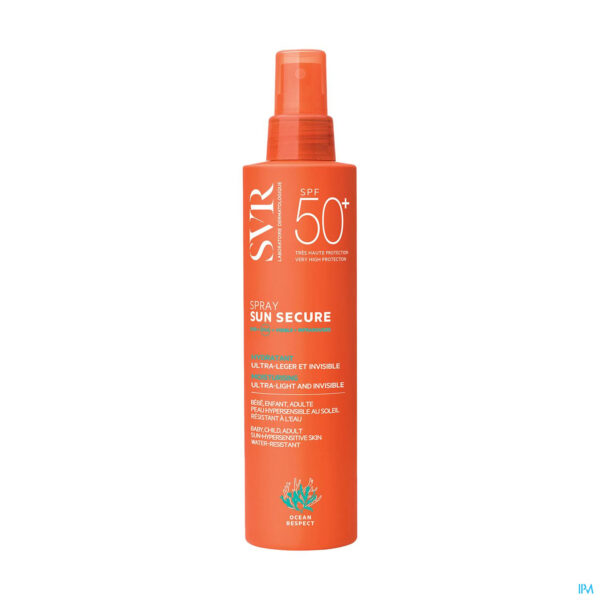 Packshot Sun Secure Spray Biodegradable Ip50+ 200ml
