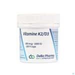 Packshot Vitamine K2/d3 100 Mcg/1000 U.i Caps 120