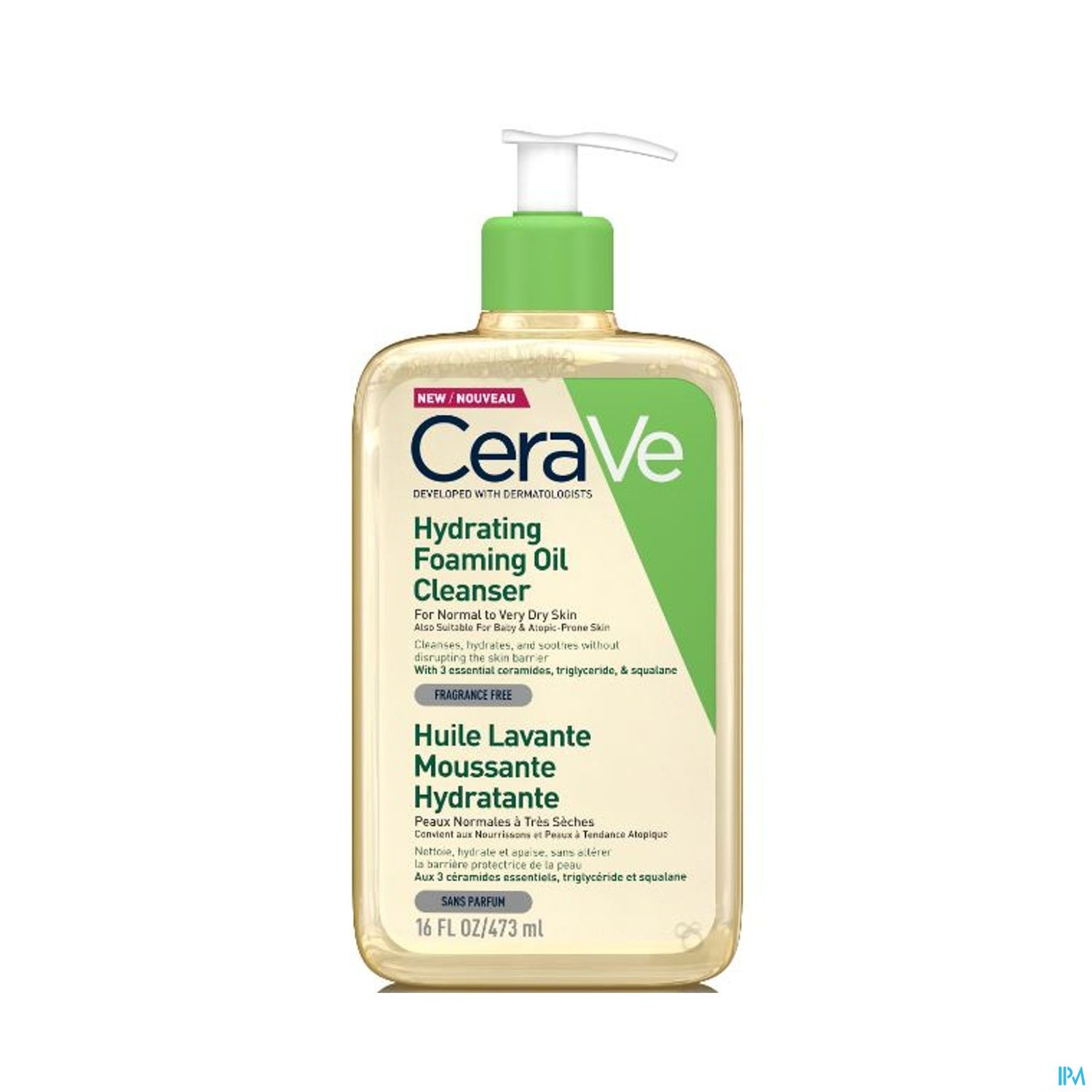 Productshot Cerave Hydraterende Schuimend Reinigingsolie 473ml Productshot Cerave Hydraterende Schuimend Reinigingsolie 473ml