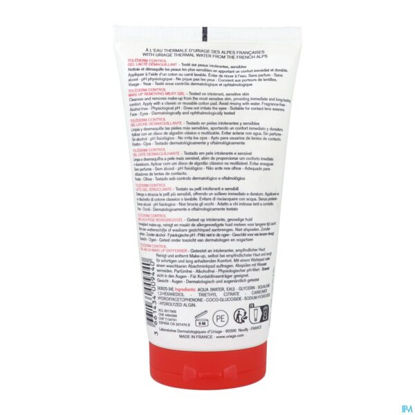 Packshot Uriage Tolederm Control Gel Demaquillant 150ml