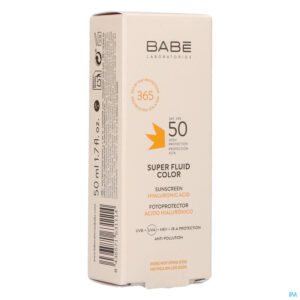 Packshot BabÉ Sun Color Superfluid Sunscreen Ip50 50ml