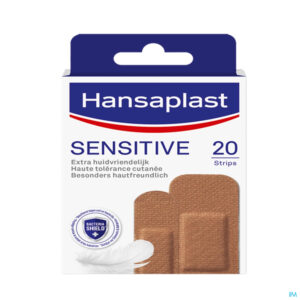 Packshot Hansaplast Pleisters Sensitive Medium 20