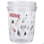 Productshot Nuby 360° Wonder Cup Uit Tritan Grijs 240ml 6m+