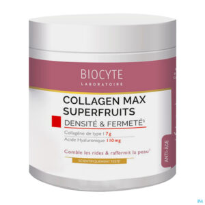 Packshot Biocyte Collagen Max Superfruits Pdr Pot 260g