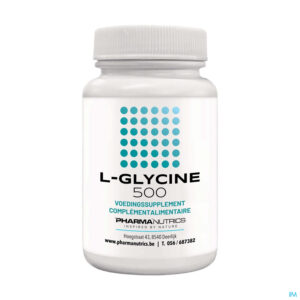 Packshot l Glycine 500 V-caps 60 Pharmanutrics