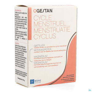Packshot Ogestan Menstruatie Cyclus Comp 60