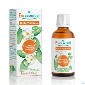 Productshot Puressentiel Plant. Olie Bio Calophylle 50ml