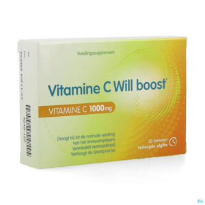 Packshot Vitamine C Will Boost Caps 20