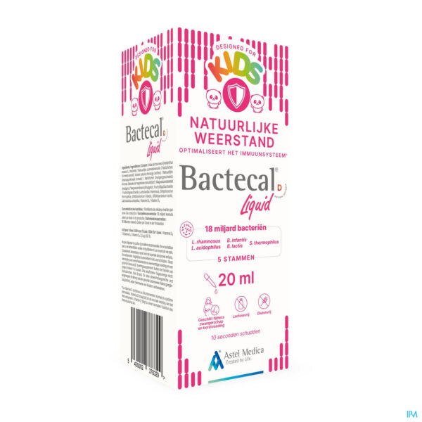 Packshot Bactecal D Liquid Kids 20ml