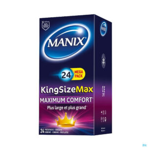 Packshot Manix King Size Max Condomen 24