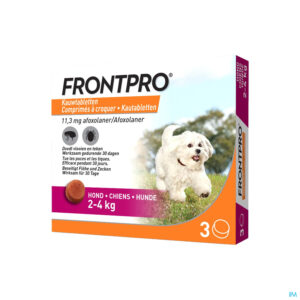 Packshot Frontpro 11mg >2-4kg Hond Kauwtabl 3