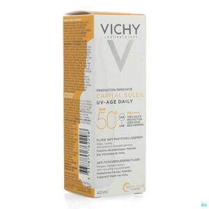 Packshot Vichy Cap Sol Uv-age Ip50+ 40ml