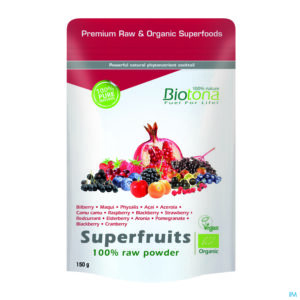Packshot Biotona Bio Superfruits Raw 150g