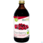 Packshot Biotona Cranberry Geconcentreerd Sap Bio 500ml