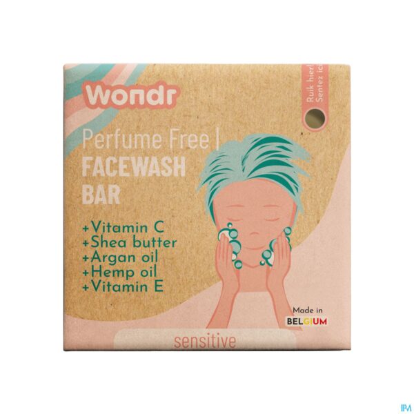 Packshot Face Wash Bar Perfume Free Vitamin Your Day 83g