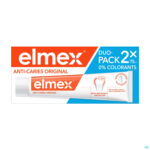 Packshot Elmex A/caries Tandpasta 2x75ml