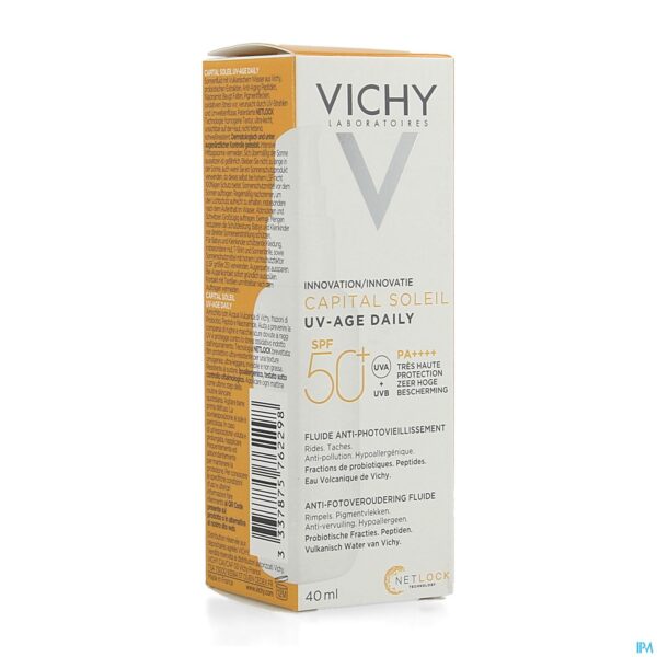 Packshot Vichy Cap Sol Uv-age Ip50+ 40ml Packshot Vichy Cap Sol Uv-age Ip50+ 40ml