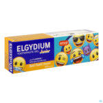 Packshot Elgydium Tandpasta Junior Emoji Tutti Frutti 50ml