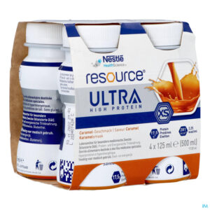 Packshot Resource Ultra Karamel 4x125ml