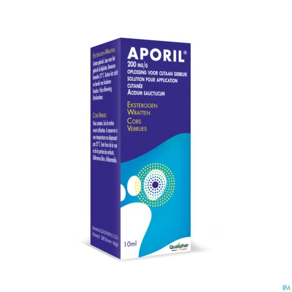 Packshot Aporil 200mg/g Opl Cutaan Gebruik 10ml