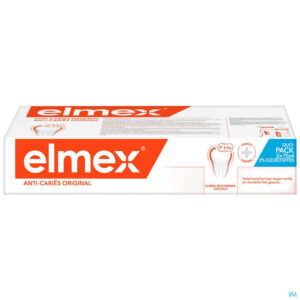 Packshot Elmex Anti Caries Dentifrice 2x75ml