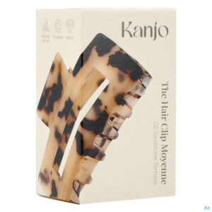 Packshot Kanjo The Hair Clip Moyenne 02 Sandstone Tortoise