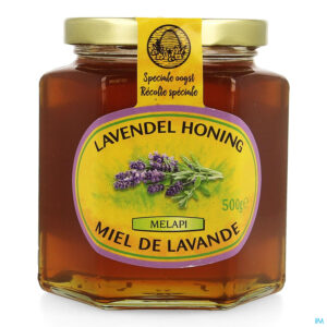 Packshot Melapi Honing Lavendel Zacht 500g 5528 Revogan