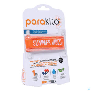 Packshot Para'kito Armband Volwassen Good Vibes Oranje 1