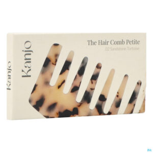 Packshot Kanjo The Hair Comb Petite 02 Sandstone Tortoise