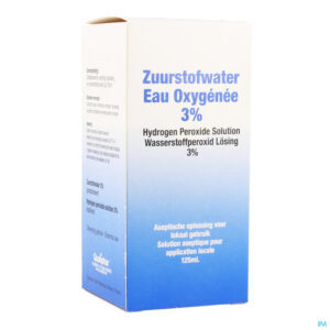 Packshot Zuurstofwater 3% Qualiphar 125ml