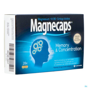 Packshot Magnecaps Memory & Concentration Caps 28