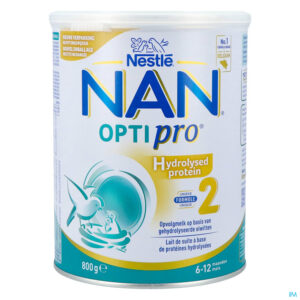 Packshot Nan Optipro Hp Hydrolysed Protein 2 800g