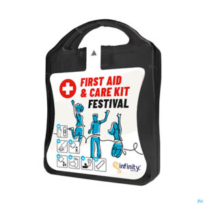 Packshot Festival First Aid&care Kit Black Box 23 Prod.